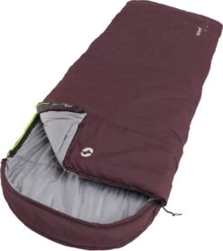 Outwell Campion Lux Slaapzak - Aubergine Rood