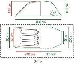Coleman Laramie Blackout Tunneltent - 2 Persoons -Uitrusting Voor Buiten 1573 1900 coleman laramie blackout tunneltent 2 persoons 8