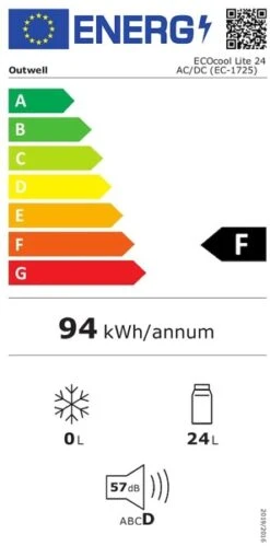 Outwell Ecocool Lite Elektrische Koelbox - 24 Liter - Donkerblauw -Uitrusting Voor Buiten 1900 950 ecocool blauw 5