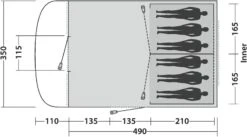 Easy Camp Palmdale 600 Tunneltent - 6 Persoons 14 Easy Camp Palmdale 600 Tunneltent - 6 Persoons -Uitrusting Voor Buiten 900 1322 d1c7c481 31f5 427b 8016 677c10476fce 1280x960