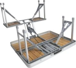 Bo-Camp 136 X 85 Inklapbare Picknicktafel - Bamboe 10 Bo-Camp 136 X 85 Inklapbare Picknicktafel - Bamboe -Uitrusting Voor Buiten 900 1350 1404800 06