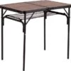 Bo-Camp Industrial Decatur 90 X 60 Campingtafel - Zwart/houtlook