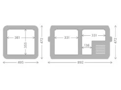 Dometic CFX3 75 Beschermhoes -Uitrusting Voor Buiten cfx3 75